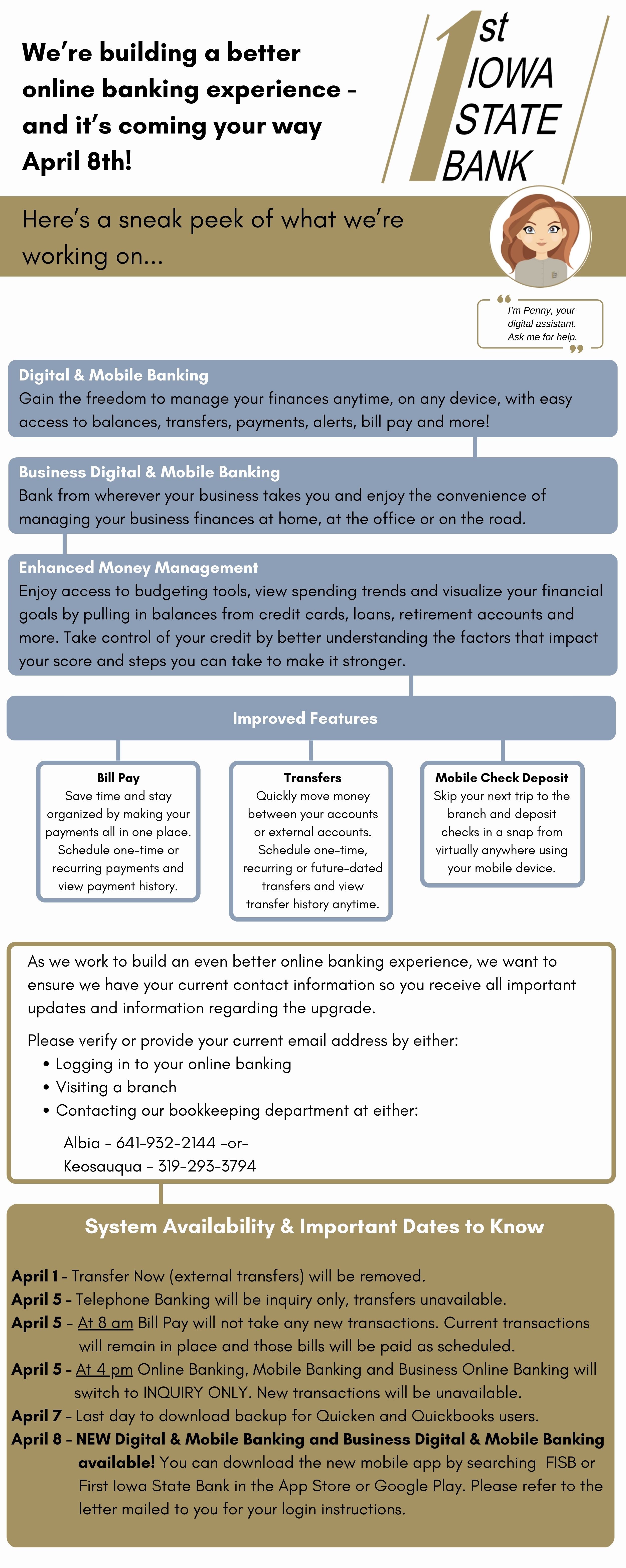 New Online Banking Experience :: First Iowa State Bank